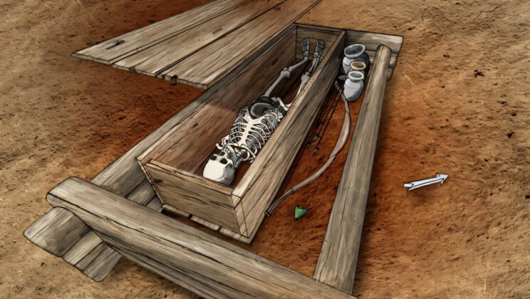 Two brothers shared the same ancient bloodline, yet one was buried beside his wife in a lavish central tomb while the other was sent more than 200 meters away to the cemetery’s edge
