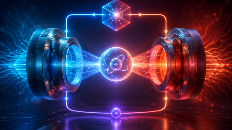 Heat suddenly began traveling from a colder environment into a hotter quantum system after scientists put two otherwise ordinary thermal interactions into a state where neither happened first nor second, raising an unexpected question about how the familiar rules of thermodynamics behave when the order of events itself becomes uncertain