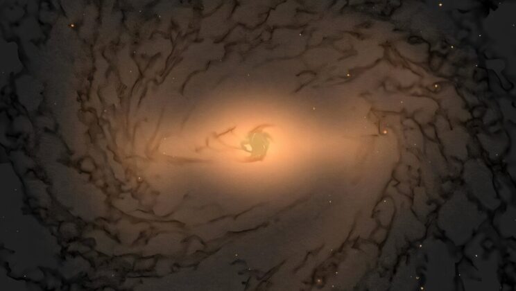 The Milky Way’s central star cluster and disk may grow from the same stream of gas