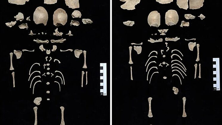 Long after a Roman public toilet fell out of use, someone carefully transformed one of its abandoned drainage channels into a shared grave for two premature infants, raising unexpected questions about why this forgotten place became their final resting place