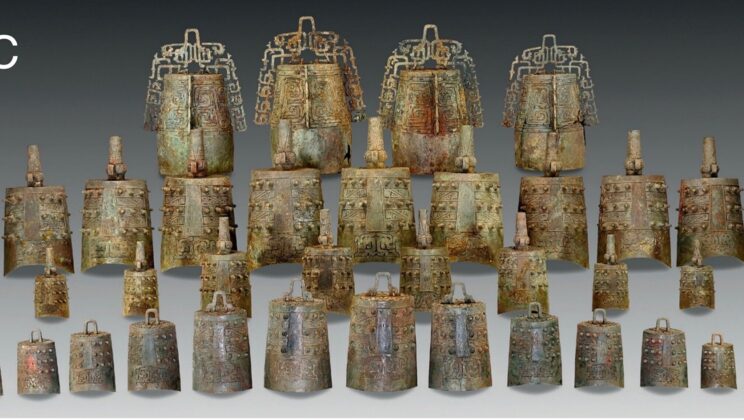 The 2,600-year-old bells were broken apart to change their role in the afterlife